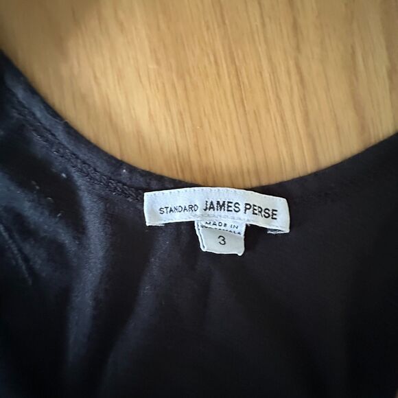 James Perse Black Ruched Tank Maxi Dress | Size 3 (US 6) Sleeveless New - Picture 3 of 8